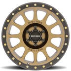 Aluminum Wheels 18x9 NV MR305 Method Bronze BRZ Black Street Loc Method