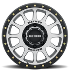 Aluminum Wheels 18x9 NV MR305 Black BM Machined Face-Black Street Loc Method