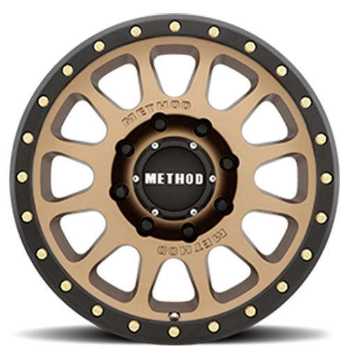 Aluminum Wheels 18x9 NV MR305 Method Bronze BRZ Black Street Loc Method