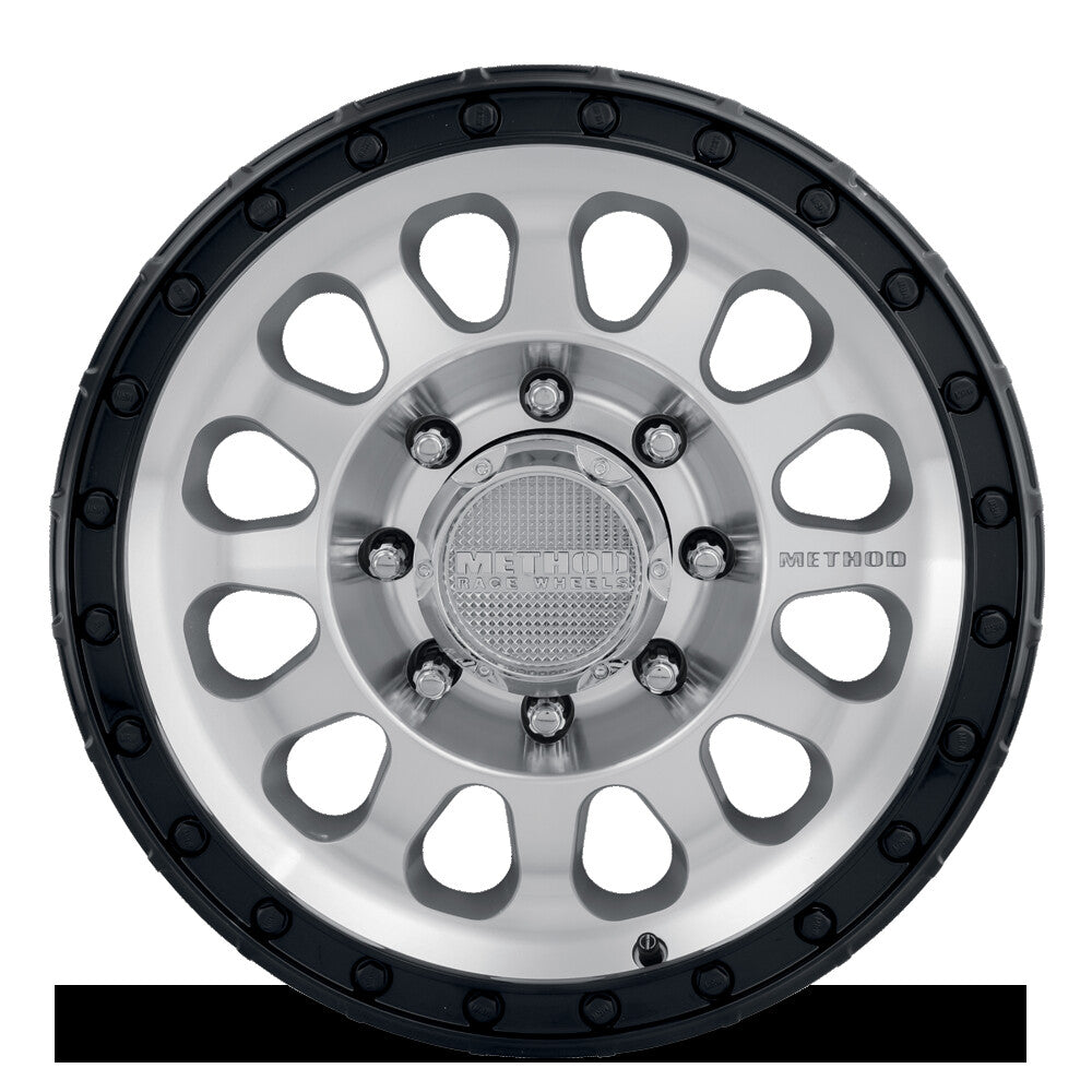 MR315, 17x9, -12mm Offset, Machined Gloss Black Lip, Method Race Wheels