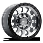 MR315, 17x9, -12mm Offset, Machined Gloss Black Lip, Method Race Wheels