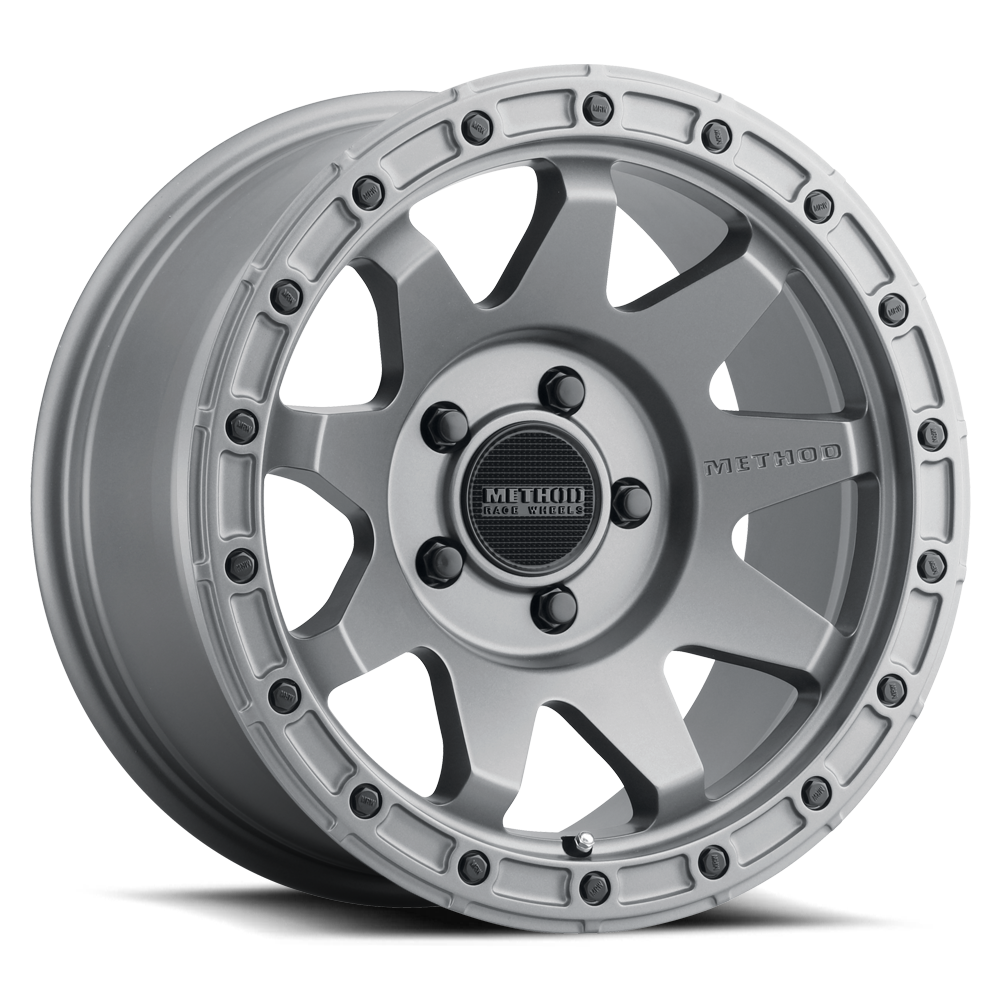 Aluminum Wheels 17x8.5 MR317 Matte Titanium GY Method