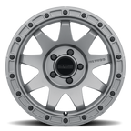 Aluminum Wheels 17x8.5 MR317 Matte Titanium GY Method