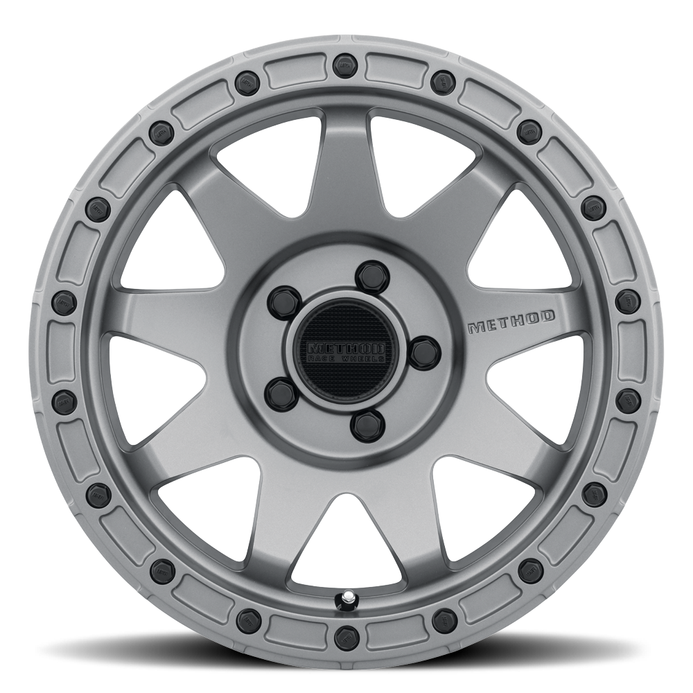 Aluminum Wheels 17x8.5 MR317 Matte Titanium GY Method