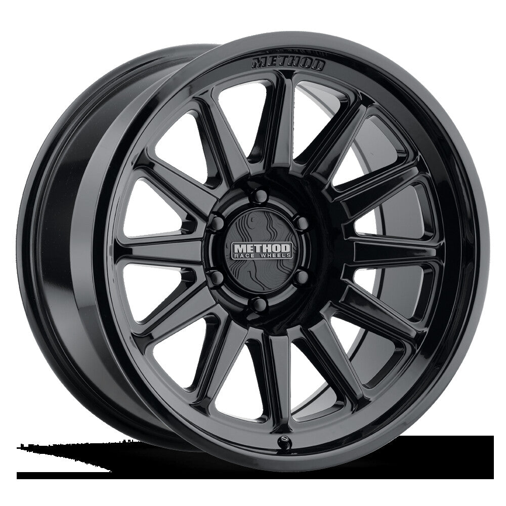 MR323, 20x9, +12mm Offset, Gloss Black, Method Race Wheels