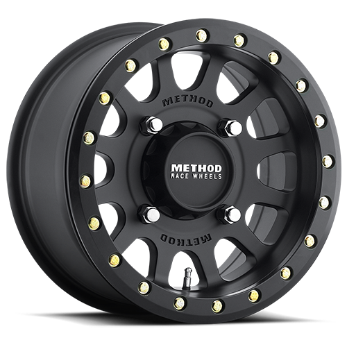 Aluminum Wheels 15x7 MR401 Beadlock UTV Matte Black MB Method