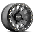 Aluminum Wheels 15x7 MR401 Beadlock UTV Titanium GY Matte Black Ring Method