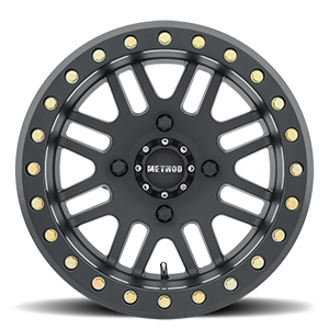 Aluminum Wheels 15x10 MR406 Beadlock UTV Matte Black MB Method