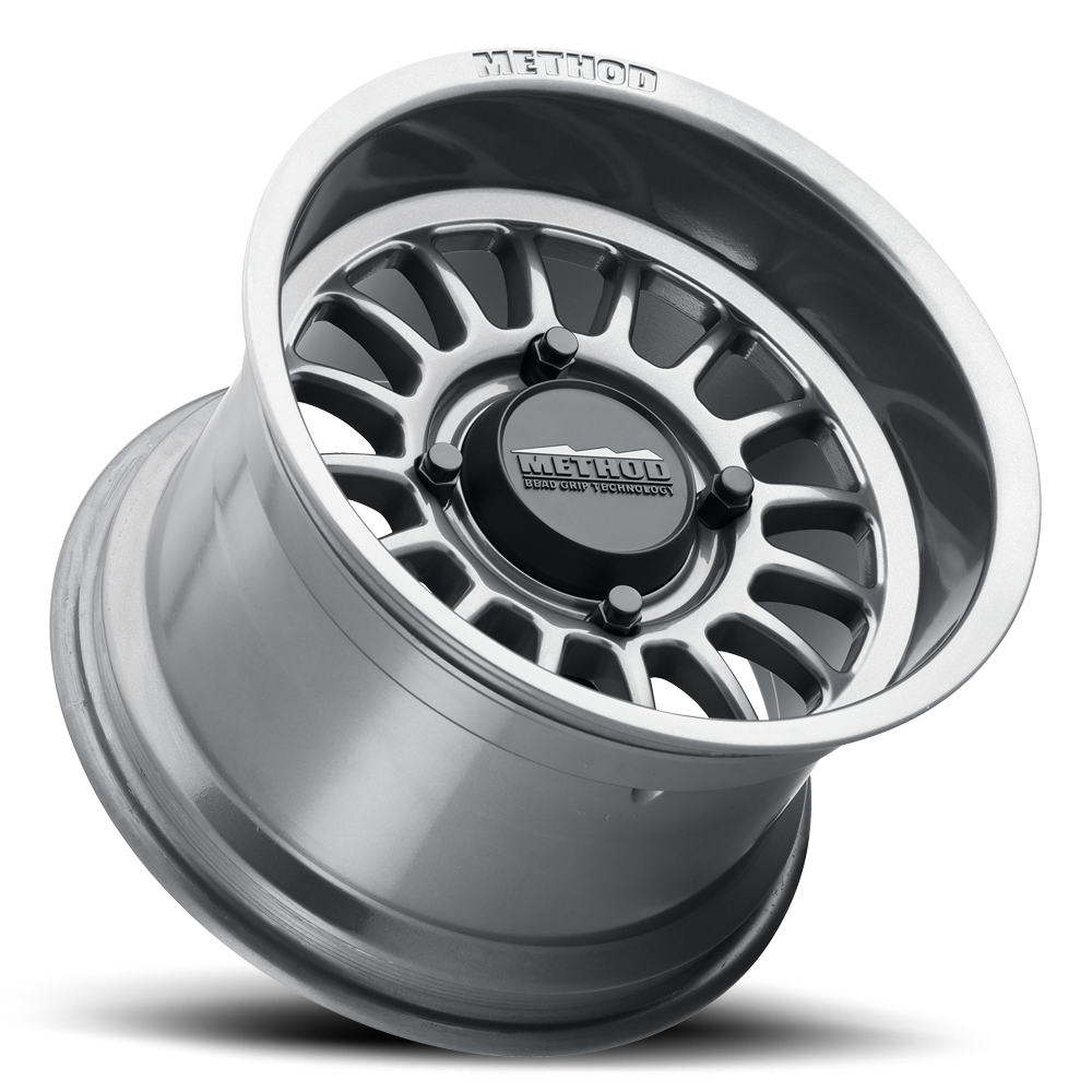 Aluminum Wheels 15x7 MR411 Bead Grip UTV Gloss Titanium SL Method
