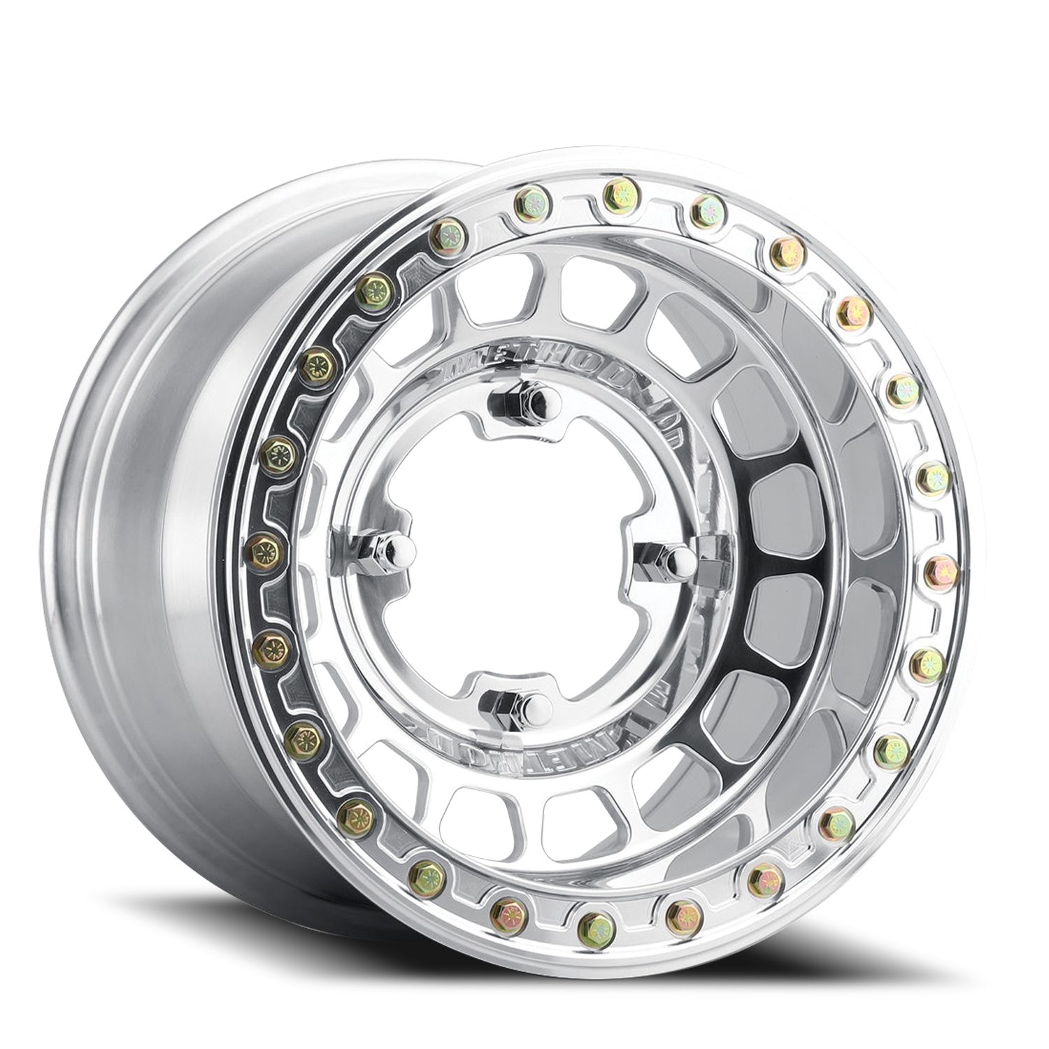 Aluminum Wheels 15x7 MR413 Beadlock UTV Polished Method