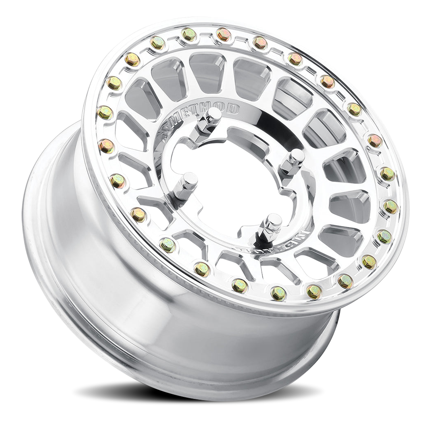 Aluminum Wheels 15x7 MR413 Beadlock UTV Polished Method