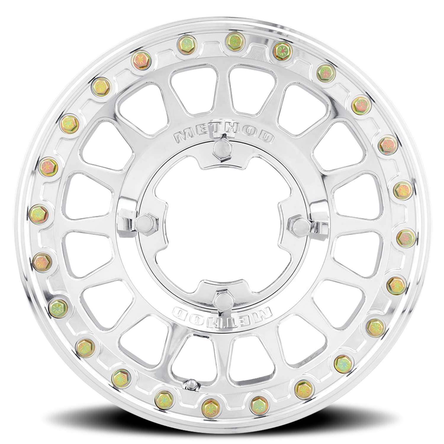 Aluminum Wheels 15x7 MR413 Beadlock UTV Polished Method
