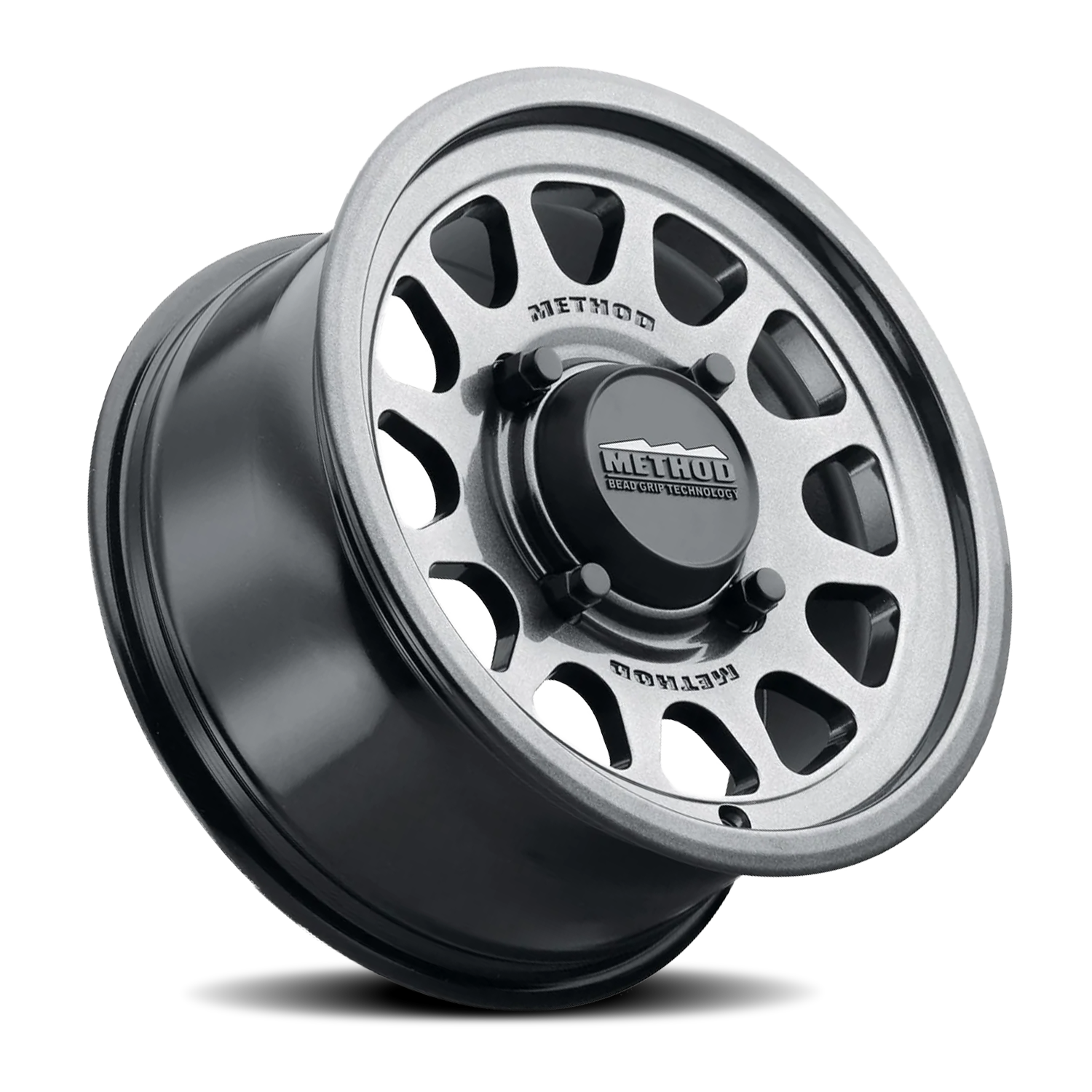 Aluminum Wheels 15x10 MR414 Bead Grip UTV Graphite GY Method