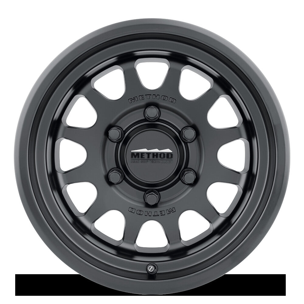 MR414 Bead Grip, 15x10, 6+4/+25mm Offset, 6x5.5, 78.3mm Centerbore, Matte Black, Method Race Wheels