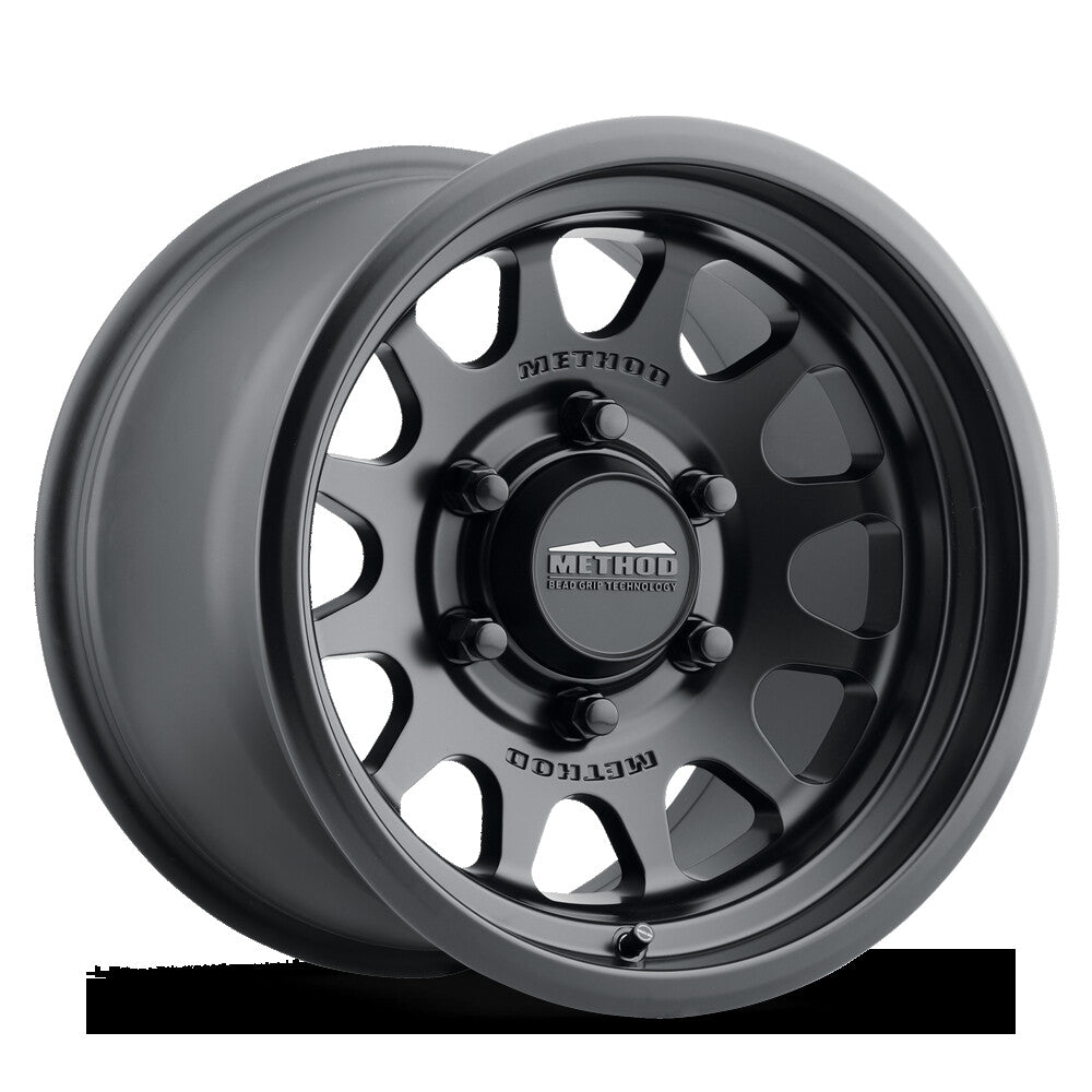 MR414 Bead Grip, 15x10, 6+4/+25mm Offset, 6x5.5, 78.3mm Centerbore, Matte Black, Method Race Wheels