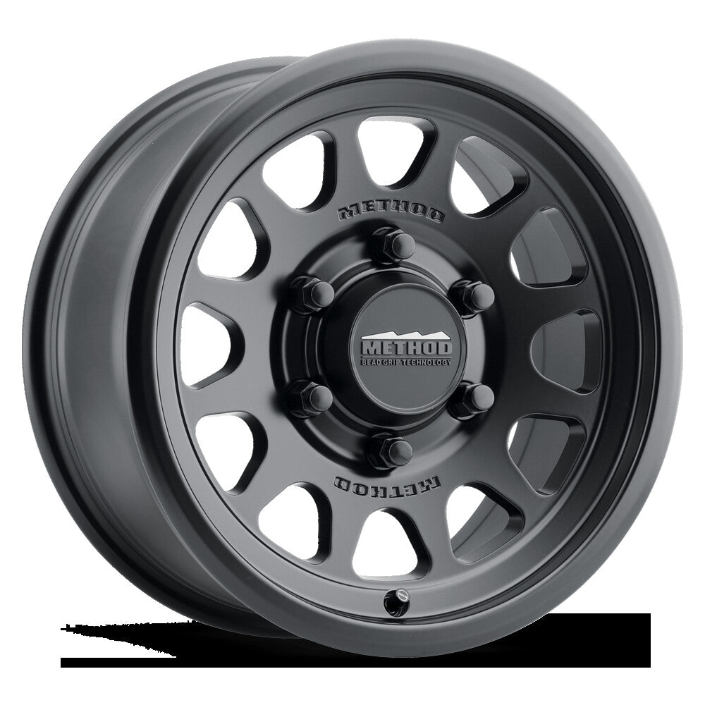 MR414 Bead Grip, 15x7, 5+2/+38mm Offset, 6x5.5, 78.3mm Centerbore, Matte Black, Method Race Wheels