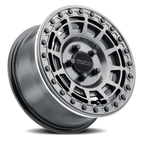 Aluminum Wheels 15x10 MR415 Beadlock UTV Graphite GY Gloss Graphite Ring Method