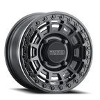 Aluminum Wheels 15x10 MR415 Beadlock UTV Matte Black MB Gloss Black Ring Method