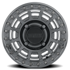 Aluminum Wheels 15x10 MR415 Beadlock UTV Matte Black MB Gloss Black Ring Method