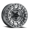 Aluminum Wheels 15x7 MR415 Beadlock UTV Graphite GY Gloss Graphite Ring Method