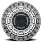 Aluminum Wheels 15x7 MR415 Beadlock UTV Graphite GY Gloss Graphite Ring Method