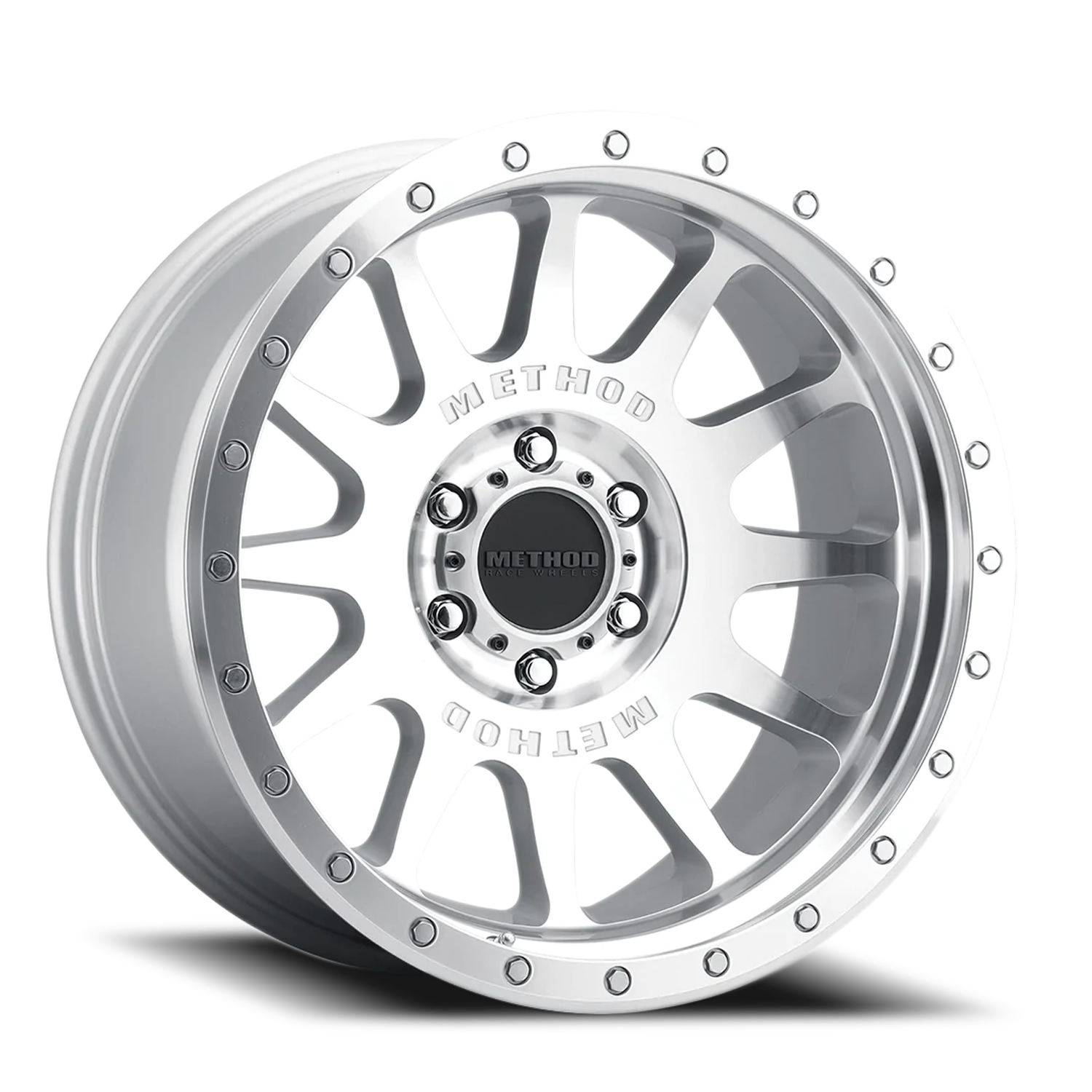 Aluminum Wheels 20x10 NV MR605 Machined Silver SL Clear Coat Method