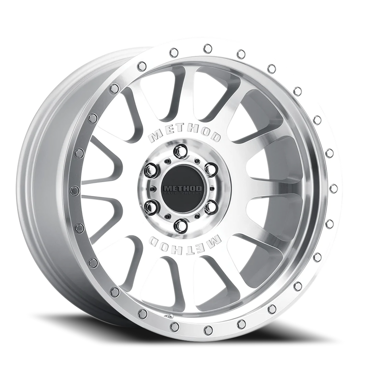 Aluminum Wheels 20x10 NV MR605 Machined Silver SL Clear Coat Method