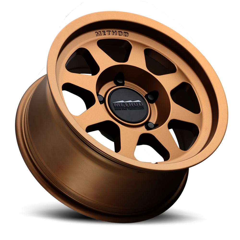 Aluminum Wheels 17x8.5 Bead Grip MR701 Method Bronze BRZ Method