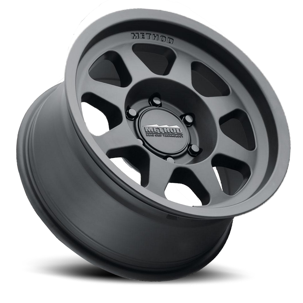 Aluminum Wheels 17x8.5 Bead Grip MR701 Matte Black MB Method