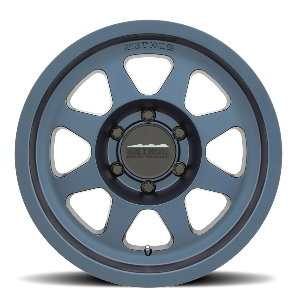 Aluminum Wheels 17x8.5 Bead Grip Bahia Blue BL Method