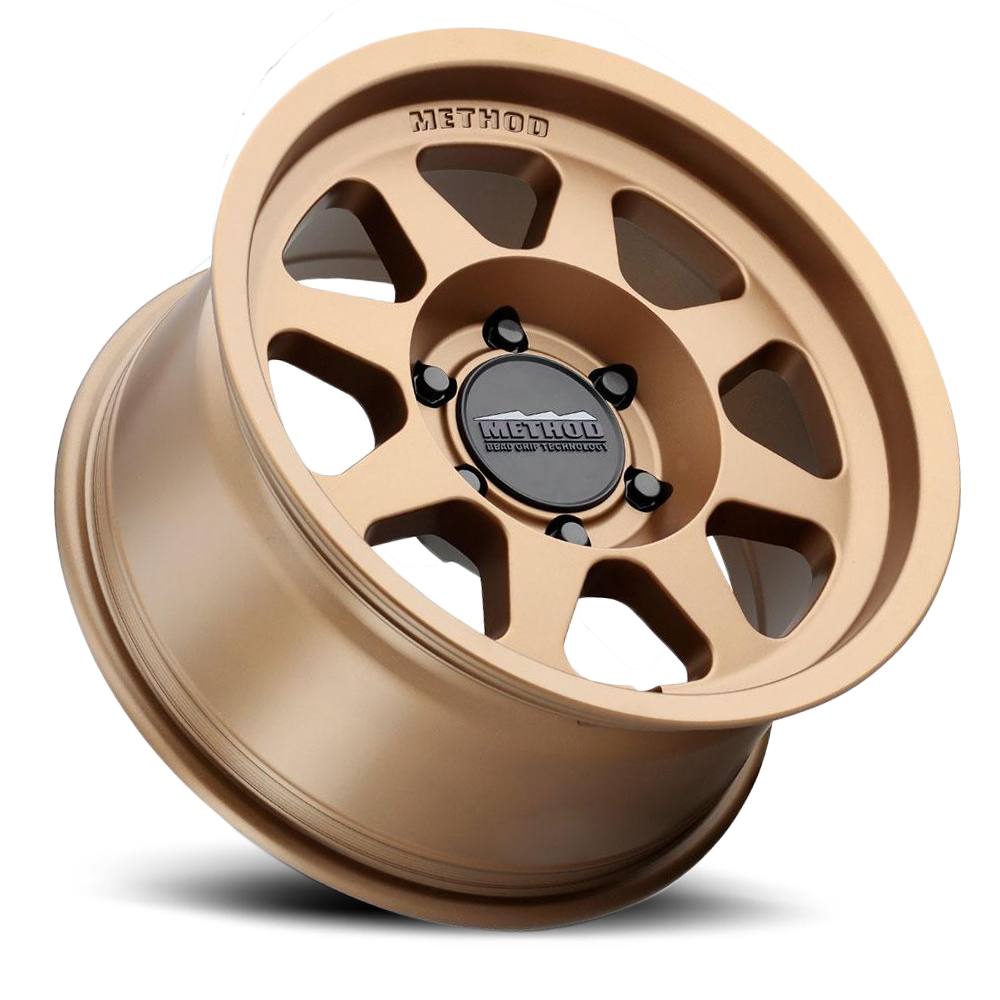 Aluminum Wheels 17x8.5 Bead Grip MR701 Method Bronze BRZ Method