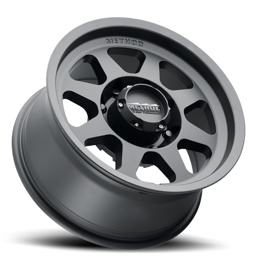 Aluminum Wheels 17x8.5 Bead Grip MR701 Matte Black MB Method