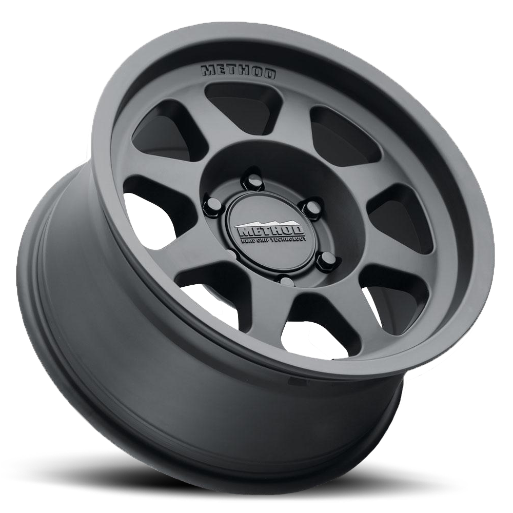 Aluminum Wheels 18x9 Bead Grip MR701 Matte Black MB Method