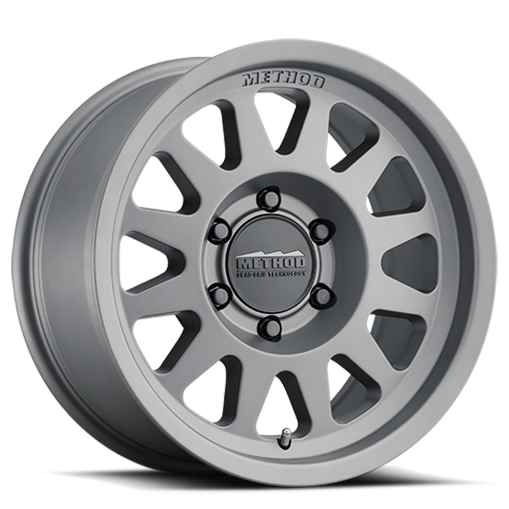 Aluminum Wheels 17x8.5 Bead Grip MR703 Gloss Titanium SL Method