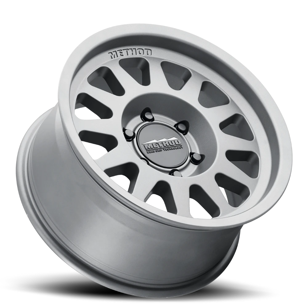 Aluminum Wheels 17x8.5 Bead Grip MR703 Gloss Titanium SL Method