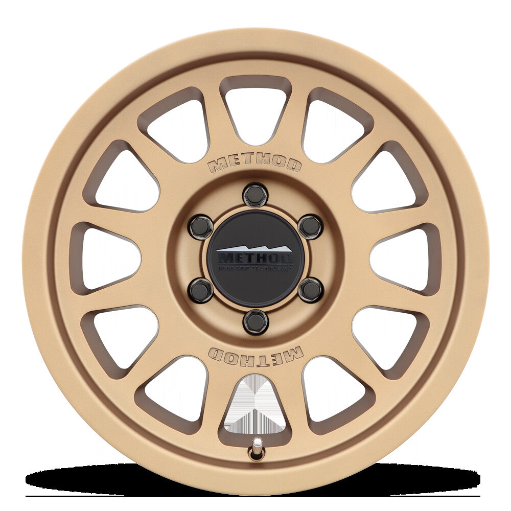 MR703 Bead Grip, 17x9, -12mm Offset Machined Clear Coat, Method Race Wheels