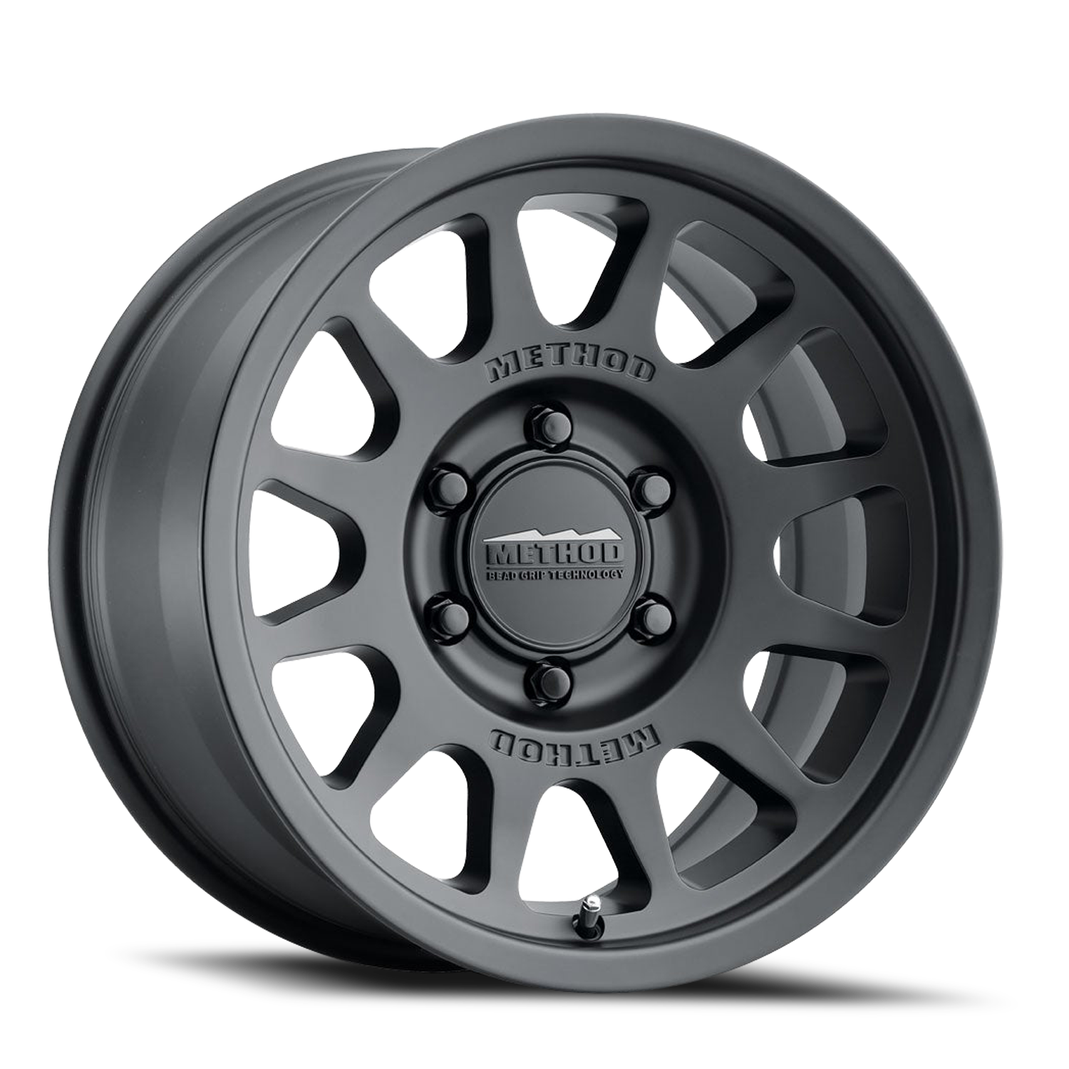 Aluminum Wheels 17x9 Bead Grip MR703 Matte Black MB Method
