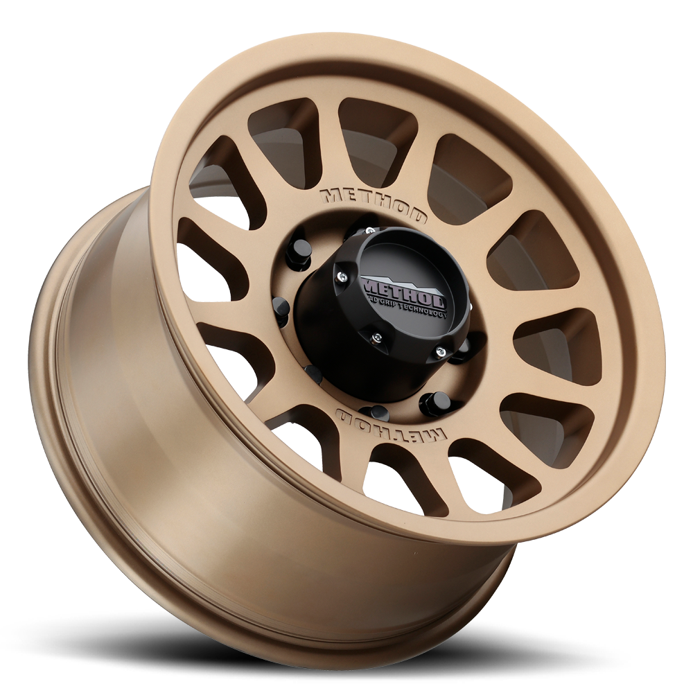 Aluminum Wheels 17x9 Bead Grip MR703 Method Bronze BRZ Method