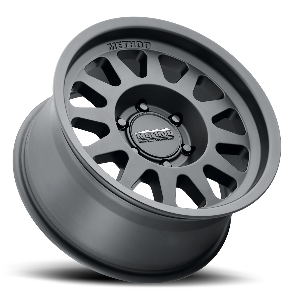 Aluminum Wheels 17x8.5 Bead Grip MR704 Matte Black MB Method