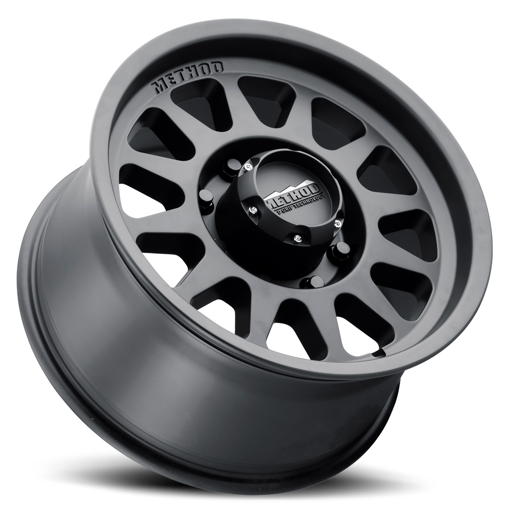 Aluminum Wheels 17x9 Bead Grip MR704 Matte Black MB Method