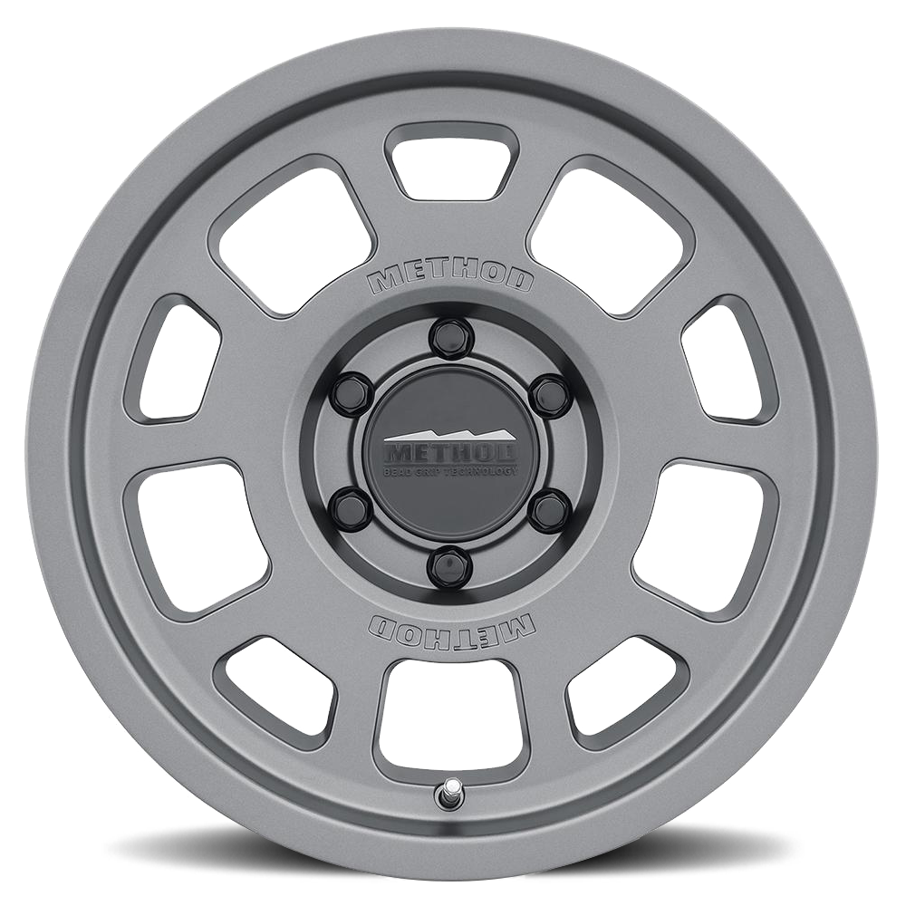 Aluminum Wheels 17x8.5 Bead Grip MR705 Titanium SL Method