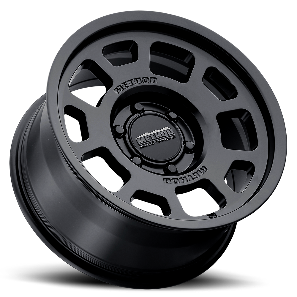 Aluminum Wheels 17x8.5 Bead Grip MR705 Matte Black MB Method