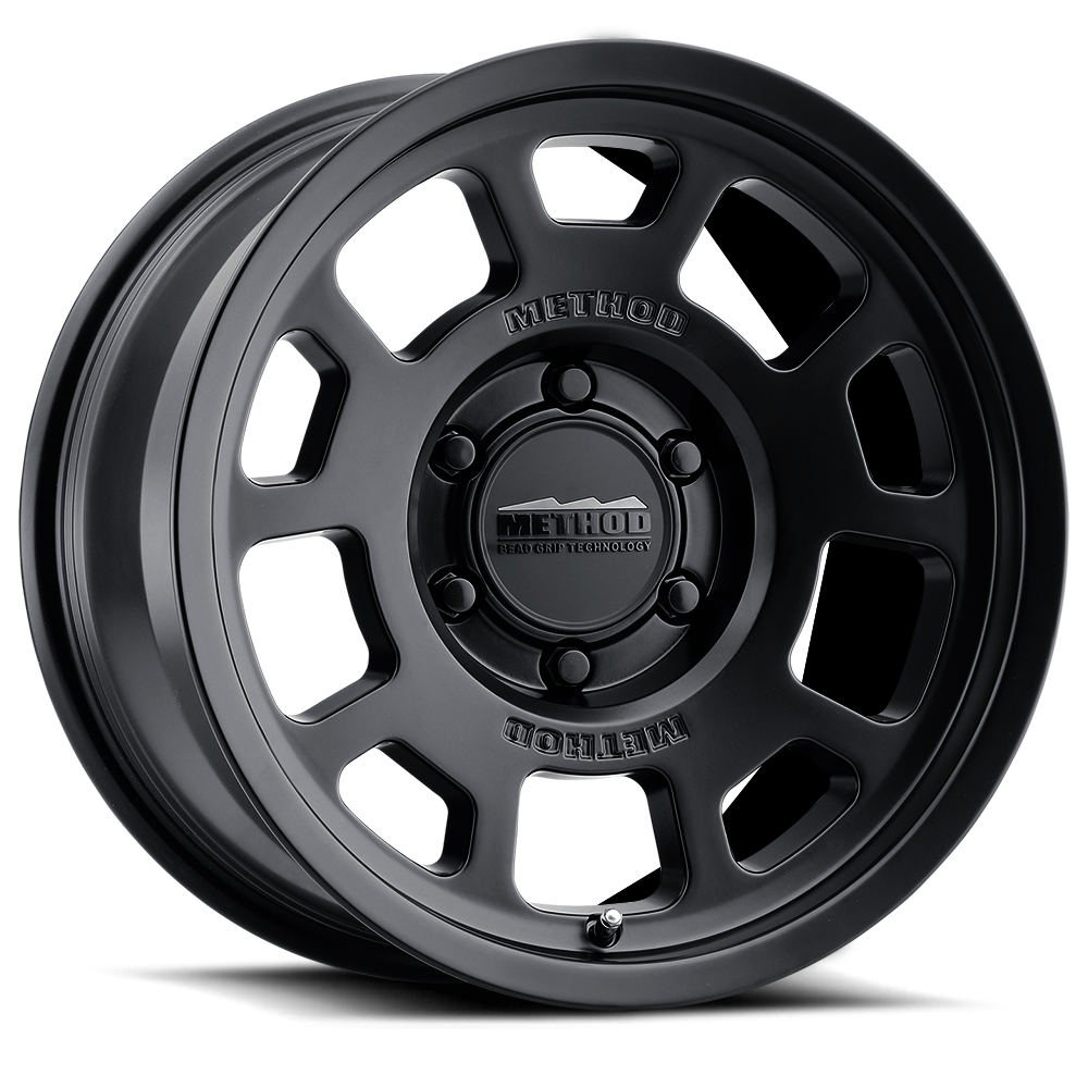 Aluminum Wheels 18x9 Bead Grip MR705 Matte Black MB Method