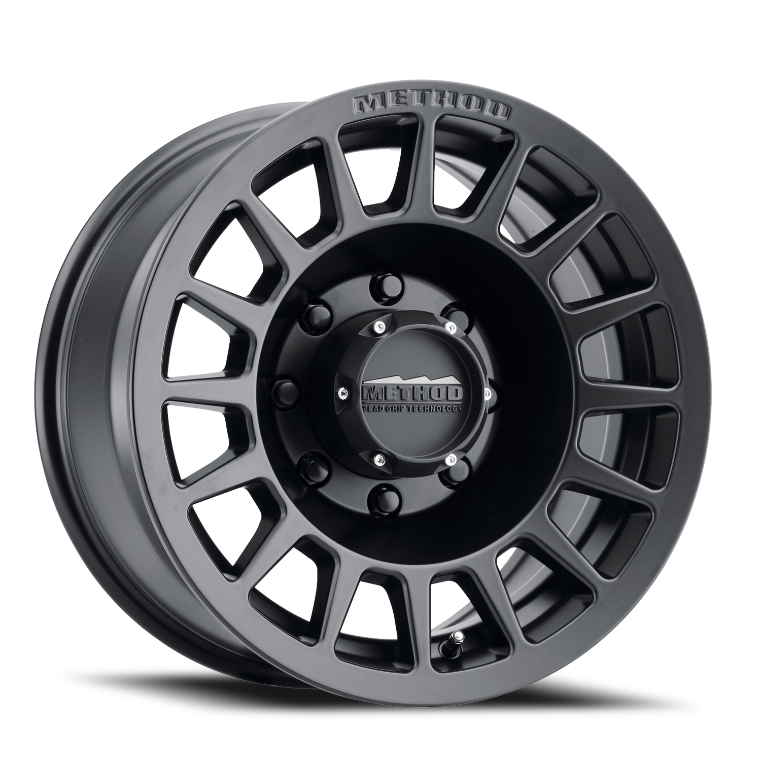 Aluminum Wheels 18x9 Bead Grip MR707 Matte Black MB Method