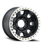Aluminum Wheels 17x9.5 Monster Beadlock RT231 Black Machined Face Raceline Wheels