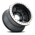 Aluminum Wheels 17x9.5 Monster Beadlock RT231 Black Machined Face Raceline Wheels