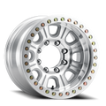 Aluminum Wheels 17x9.5 Monster Beadlock RT233 Silver Machined Raceline Wheels