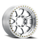 Aluminum Wheels 20x10 Avenger Beadlock RT260M Silver Machined Raceline Wheels