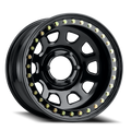 Aluminum Wheels 17x9.5 Black Daytona RT51 Gloss Black Beadlock Raceline Wheels