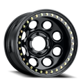 Aluminum Wheels 15x10 Rock 8 RT81 Gloss Black Beadlock Raceline Wheels